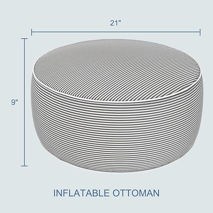LVTXIII Indoor/Outdoor Inflatable Ottoman - Image 3