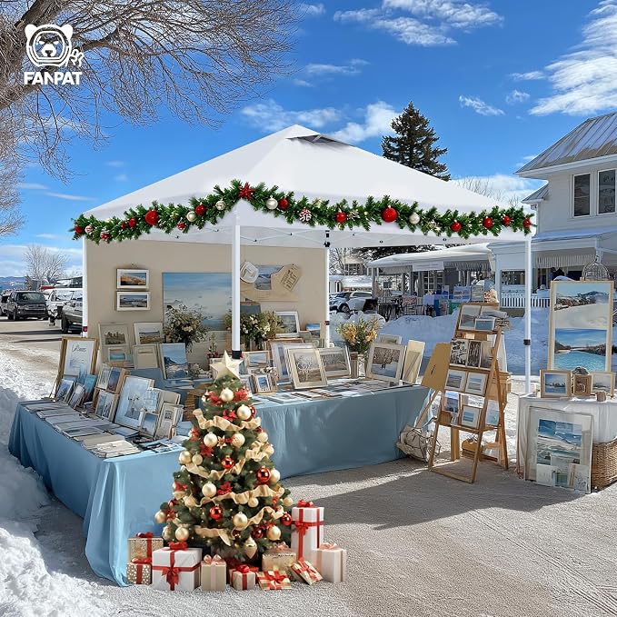10x10 Pop Up Canopy Tent, 300D Silver-Coating Top, 1-Person Setup Commercial - Image 8