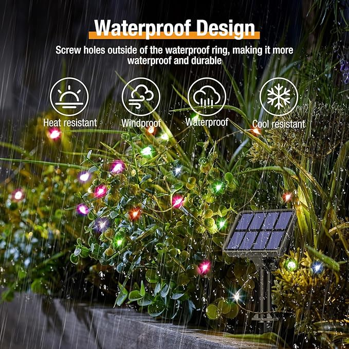 btfarm Solar String Lights Outdoor - Image 2