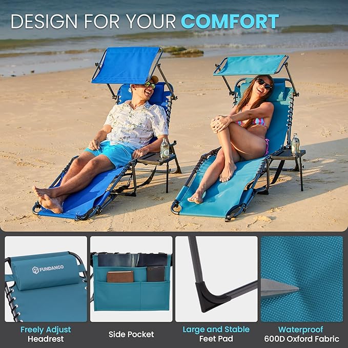 FUNDANGO 4 in 1 Tanning Chair - Image 7
