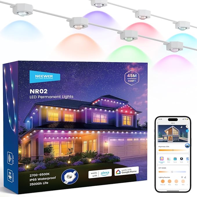 NEEWER 144ft Permanent Outdoor Lights by Neewer