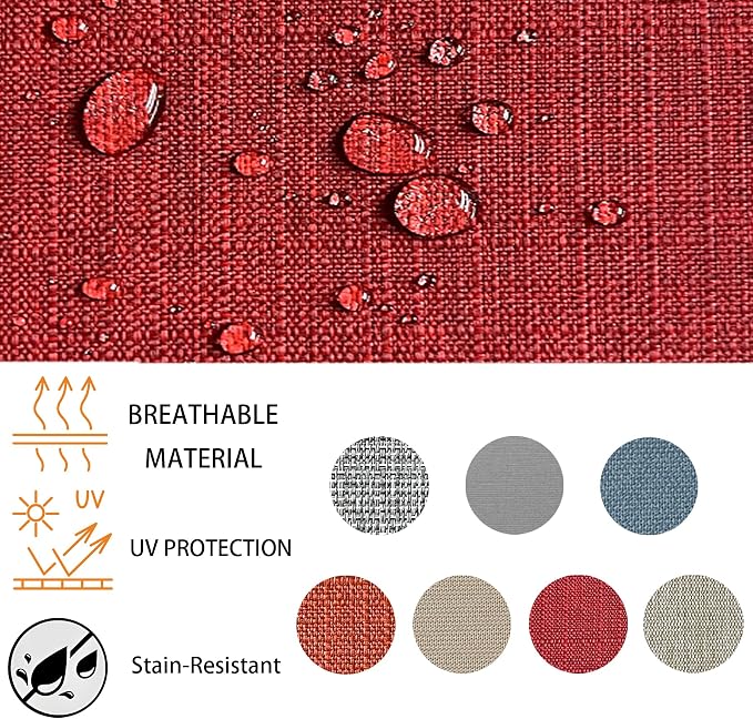Goodgoods 24x24 inch Outdoor/Indoor Deep Seat Patio Cushion Set of 1 Resilient - Image 5