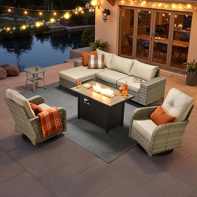 HOOOWOOO Outdoor Sectional Furniture Set by DesignforBetterLife