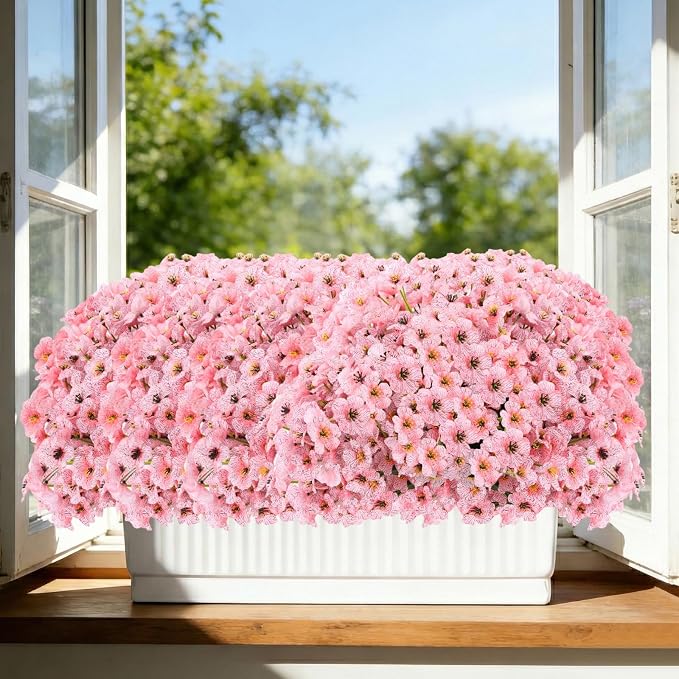 22 Pack Artificial Flowers Outdoor Fake Plants, Faux Flowers UV Resistant - Image 6