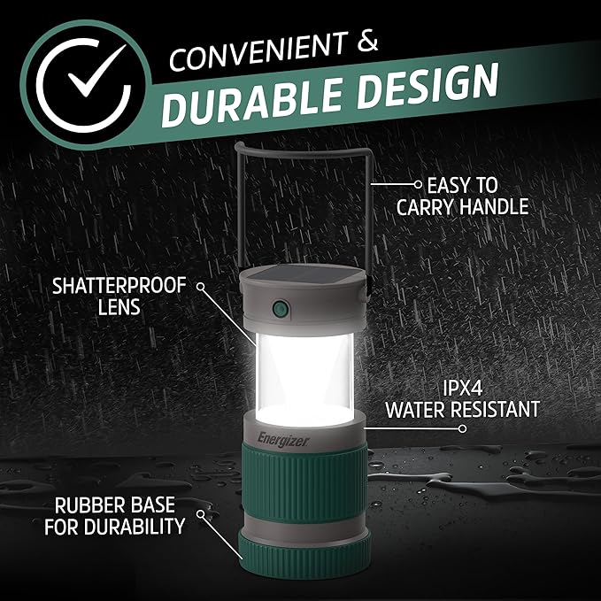 Energizer S-500 Hybrid Power Camping Lantern, Rechargeable, or AA Battery - Image 5