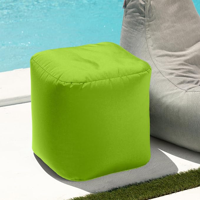 Jaxx Luckie Outdoor Patio Bean Bag Ottoman - Image 5
