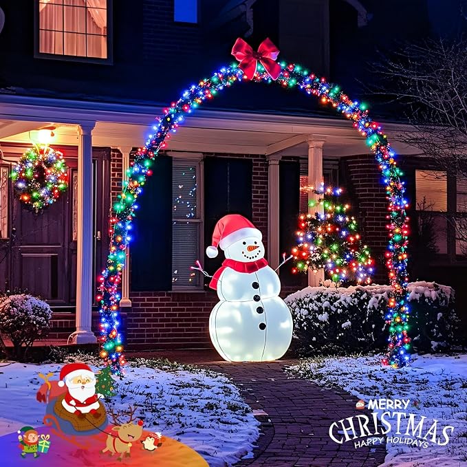 Solar String Lights Outdoor, 33FT 100 LED Christmas Solar Fairy Lights - Image 6