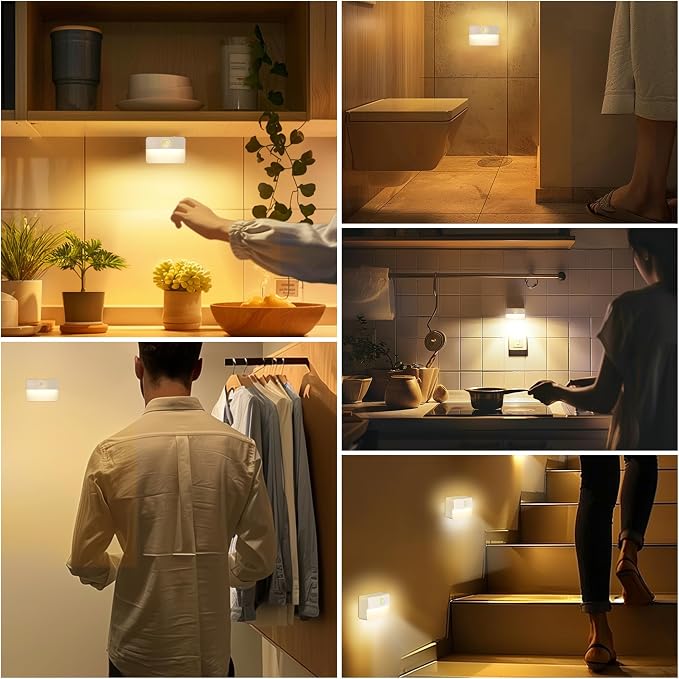 3 Pack Rechargeable Motion Sensor Stair Lights - Image 6