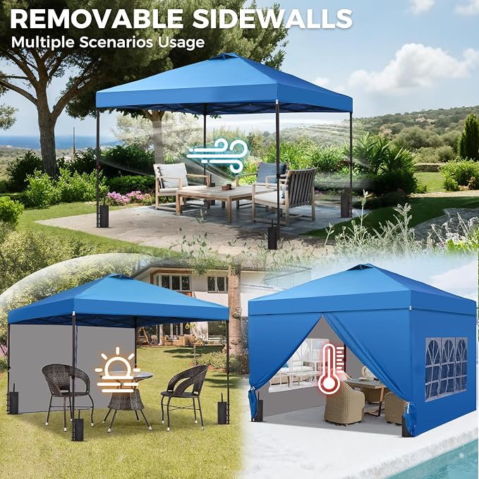 12x12 FT Pop Up Canopy, Instant Canopy Tent - Image 4