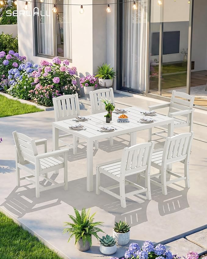 SERWALL Outdoor Expandable Dining Table 60" - Image 8