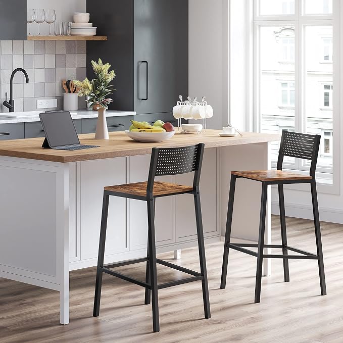 VASAGLE Bar Stools, Tall Bar Stools - Image 6