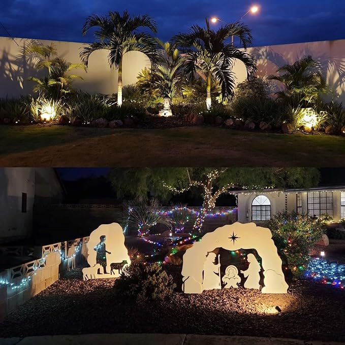 TOVEENEN LED Outdoor Landscape Spotlight 120V 12W Waterproof Spot Lights - Image 6