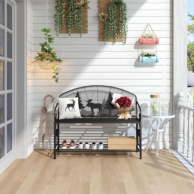 Outdoor Bench, Garden Bench - Image 2