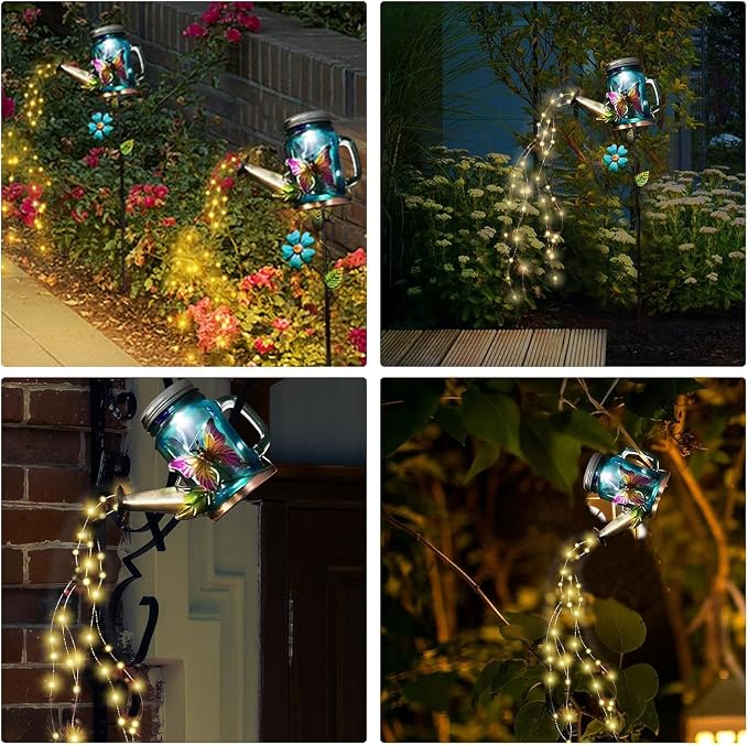Solar Watering Can Light, Yard Outdoor Decor Lights, IP65 Waterproof, Hanging - Image 6