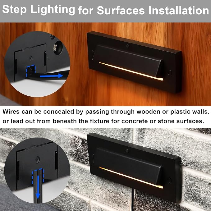 Outdoor Step Lights, 5W 12V Landscape LED RGB Color Changing Outdoor Low - Image 5