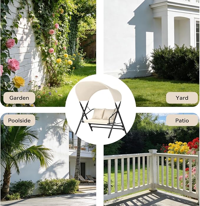 U-MAX 2 Seat Outdoor Porch Swings - Image 4