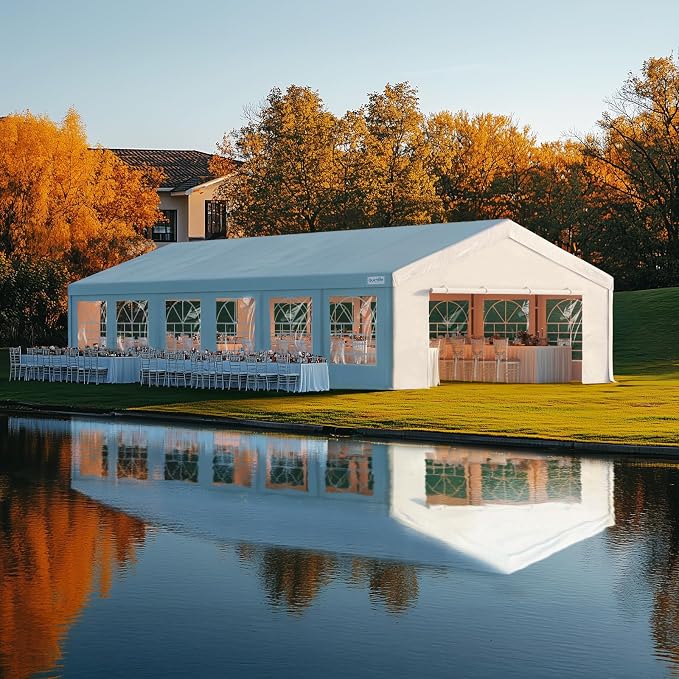 Quictent 20x40ft Party Tent Heavy Duty Outdoor Canopy Tent Carport Wedding - Image 2
