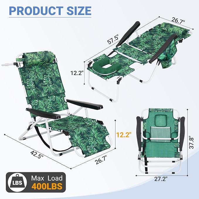 DoCred Heavy Duty Tanning Chair - Image 3