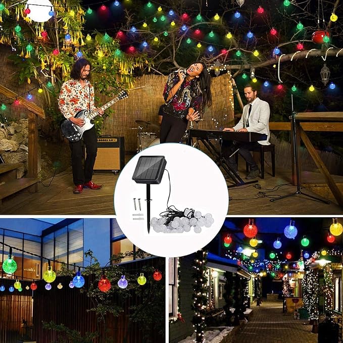 Solar String Lights Outdoor 50Led 24Feet - Image 7