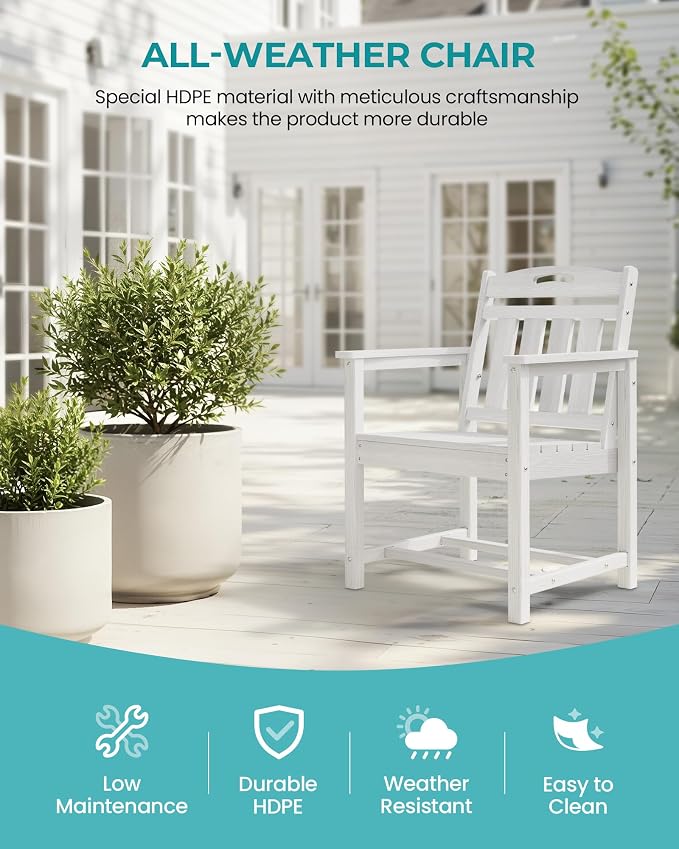 Outdoor Patio Dining Chair - Image 4