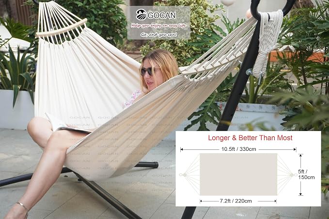 Double Hammock 2 Person Large 220x150cm - Image 3