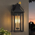  Outdoor Wall Sconce Fixture, Dusk to Dawn Patio Lights Waterproof by Lawyettle