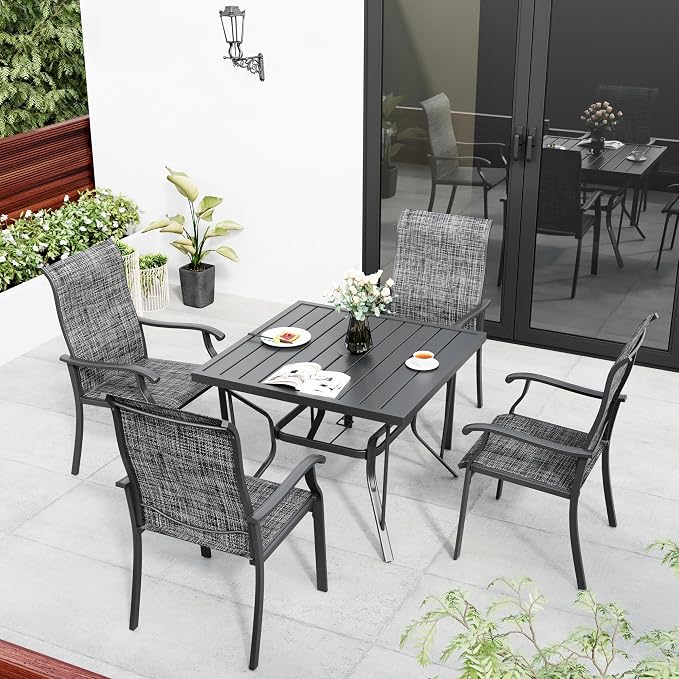 Pamapic 5-Piece Outdoor Dining Set, Patio Dining Set - Image 7