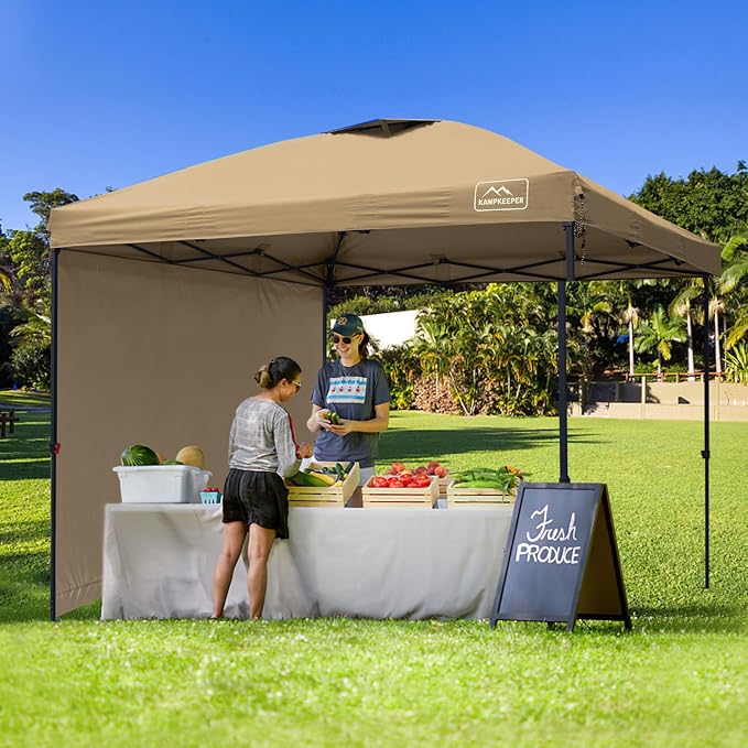 KAMPKEEPER 10x10 Pop-Up Canopy Tent, Waterproof, Portable Shade - Image 8