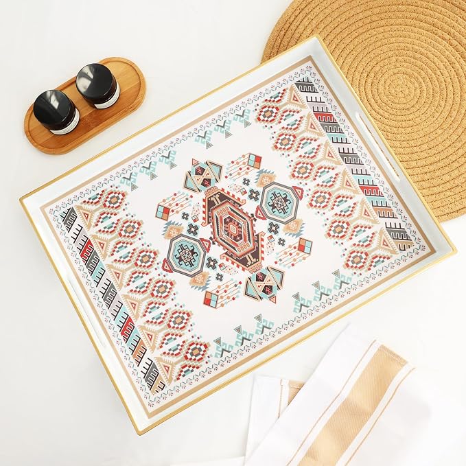 Rectangle Plastic Serving Tray by Omuriko