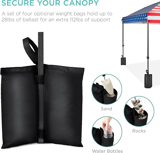 Best Choice Products 10x10ft Pop Up Canopy Tent, Outdoor Shade, 1 Person 1 - Image 6