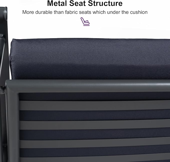 PURPLE LEAF Outdoor Patio Porch Swing - Image 8