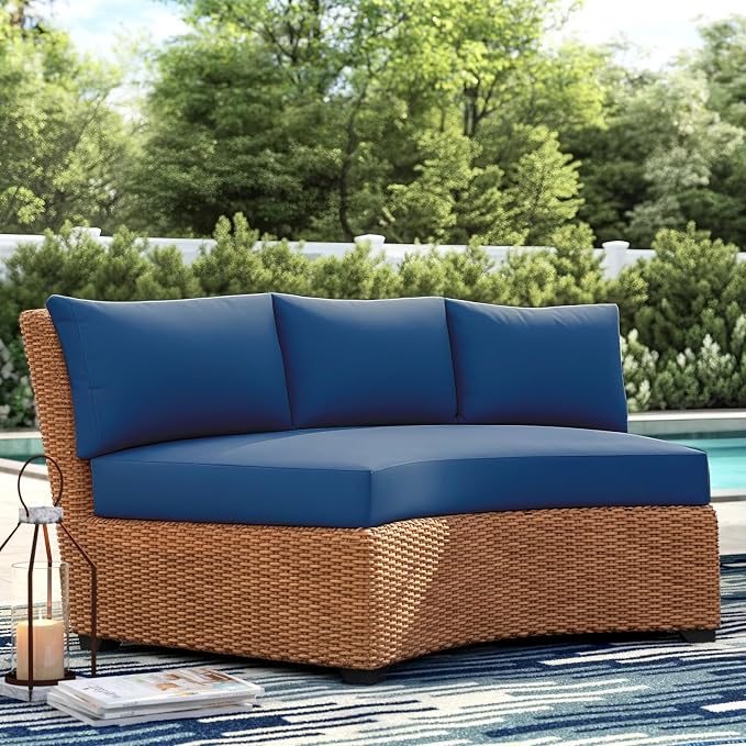 Outdoor Curved Sofa Cushion Cover - Image 7