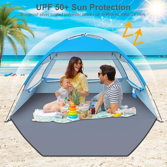Gorich Beach Tent Sun Shelter for 3/4-5/6-7/8-10 Person - Image 3