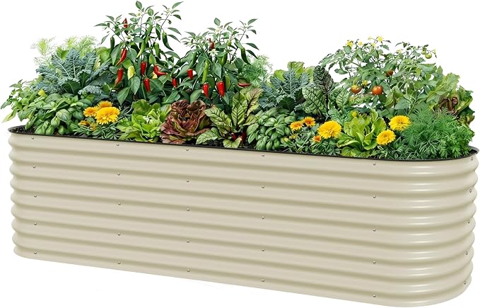 Vego garden 26" Extra Tall Raised Garden Bed Kits, 10 in 1 Modular Raised by VegoGarden
