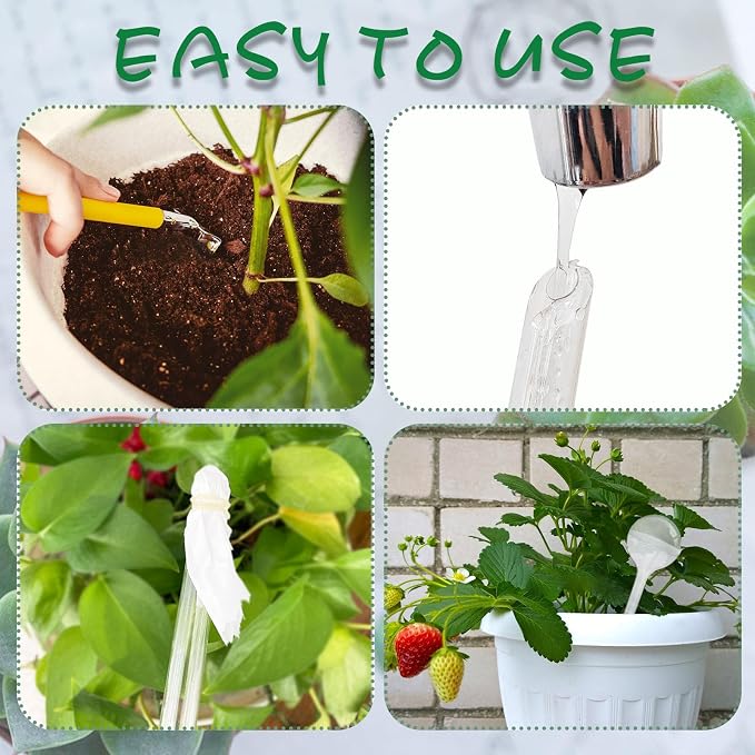 14 PCS Plant Watering Globes, Plastic Automatic Watering Globes - Image 4
