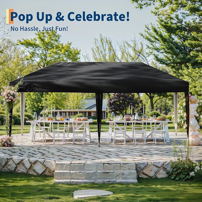 Garvee 10x10 Pop Up Canopy Tent, Heavy Duty Commercial Instant Shelter - Image 5