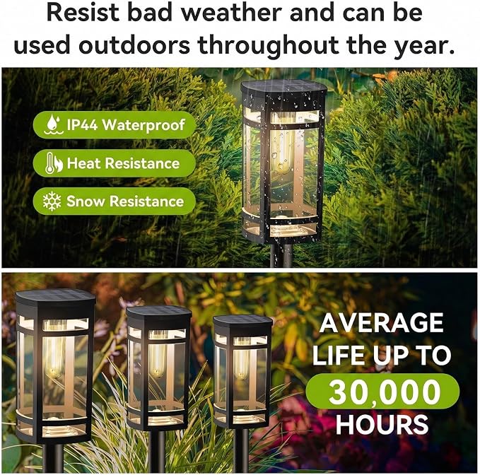 EXCMARK 16 Pack Solar Lights Outdoor Waterproof - Image 3