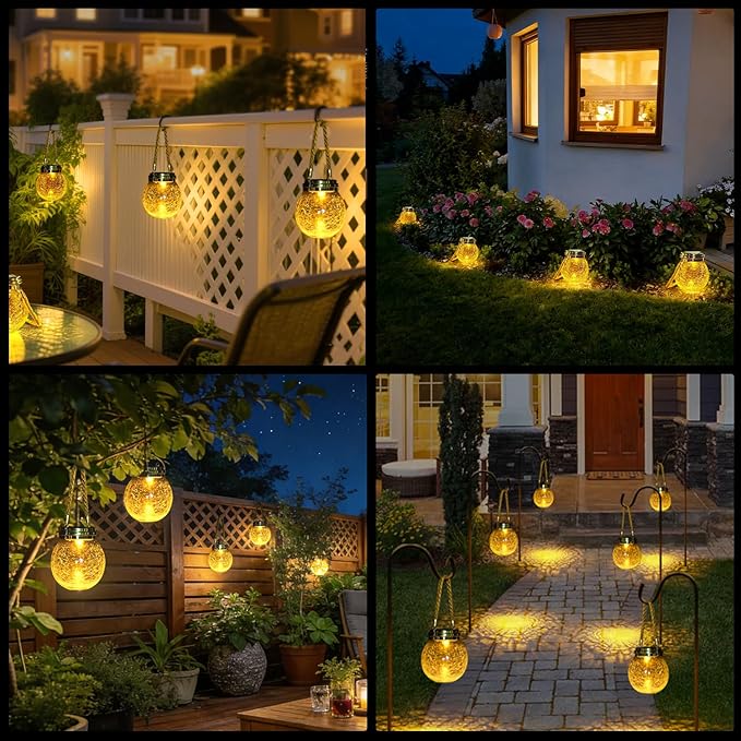 DBF Solar Lanterns Outdoor 2 Pack - Image 6