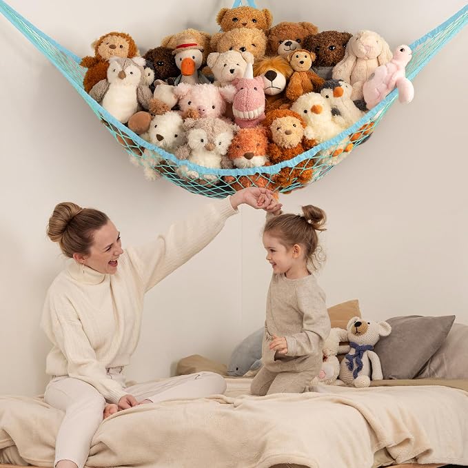 Stuffed Animal Storage Hammock Net Corner - Image 2