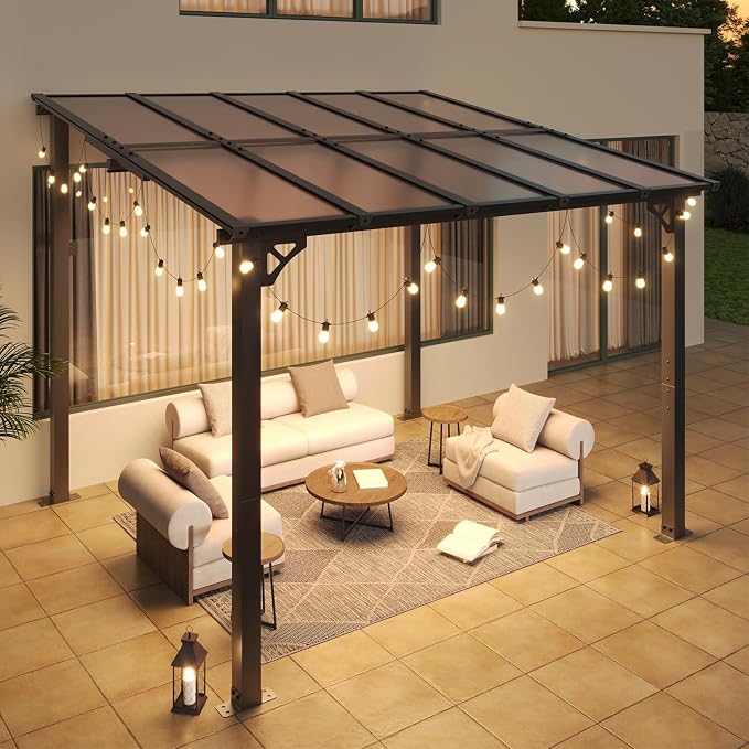 Aoxun 8' x 10' Gazebo for Patio, Gazebo Pergola - Image 2