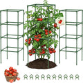 MQUPIN Tomato Cages, 3 Packs Square Tomato Cage by MQUPIN