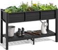 YITAHOME 48x18x30in Raised Garden Bed HDPE, Weather-Resistant Poly Lumber by YITAHOME