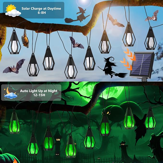 Solar String Lights for Outside, 21Ft Solar Patio Lights - Image 3