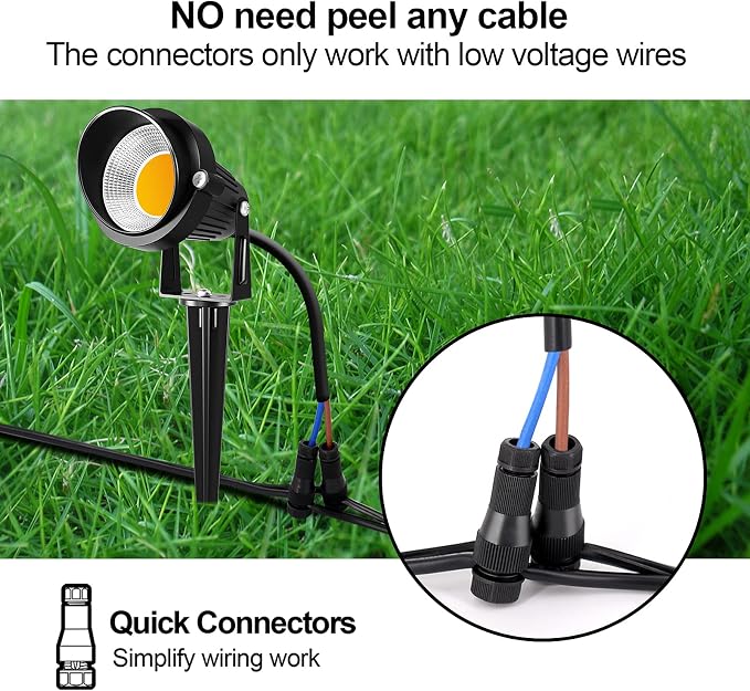 ZUCKEO 10W Low Voltage Landscape Lights LED Landscape Lighting - Image 4