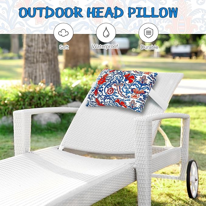 4 Pcs Chaise Lounge Pillow - Image 4