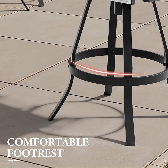 Crestlive Products Outdoor Swivel Bar Stools - Image 7