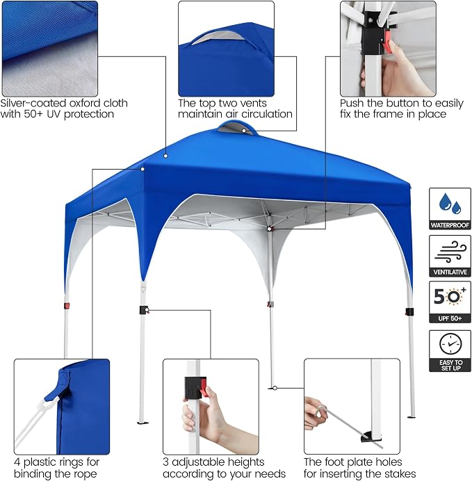 Yaheetech 8x8 Pop Up Canopy Tent - Image 4