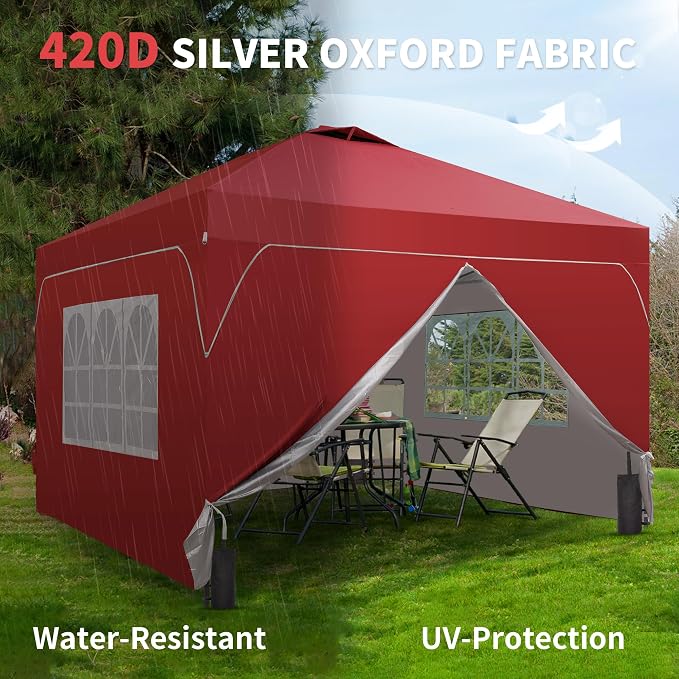 GDY 12x12FT Pop Up Canopy Tent - Image 6