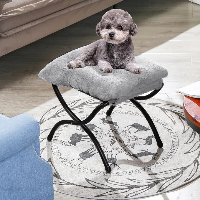 15" Foldable Foot Stool Ottoman - Image 5