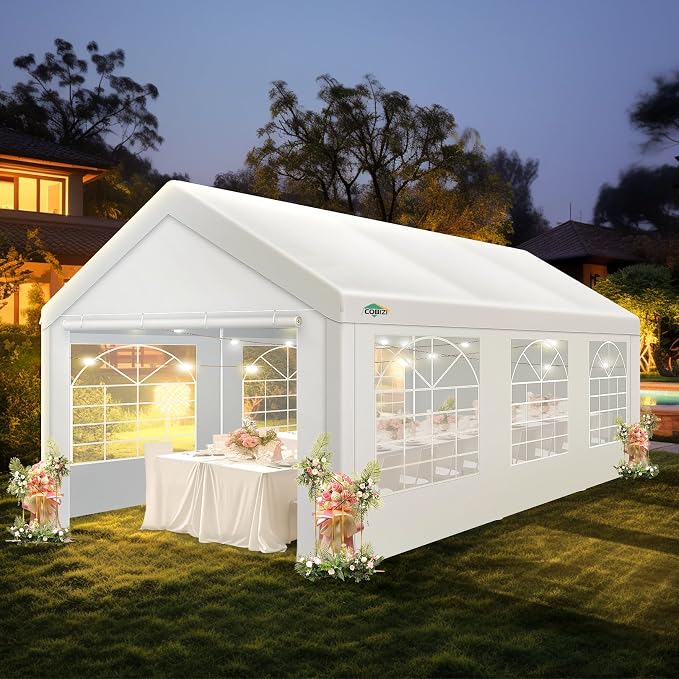COBIZI 10x20 Tents for Parties Heavy Duty, Party Tent 10x20 - Image 8